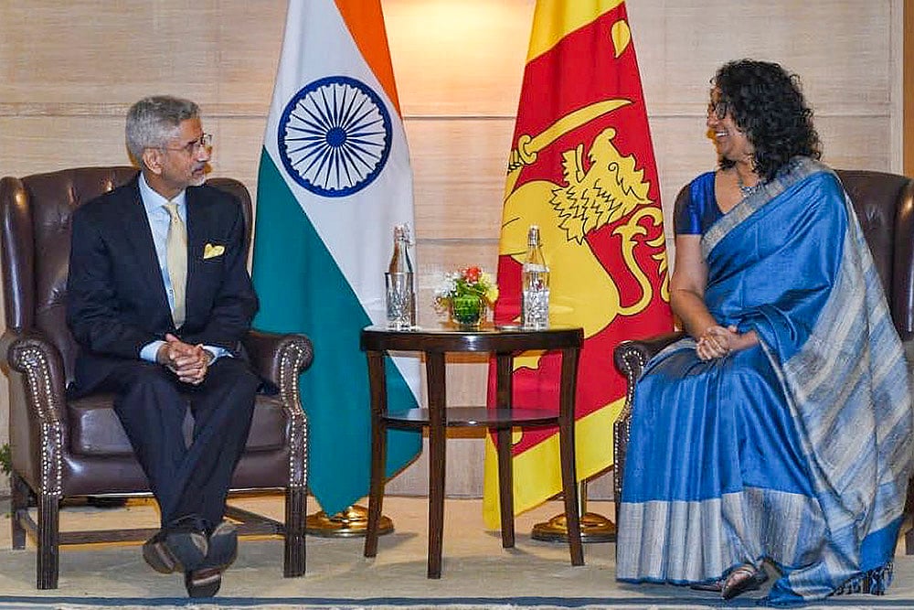 | Photo: Handout via PTI  : External Affairs Minister S. Jaishankar meets Sri Lankan PM Harini Amarasuriya