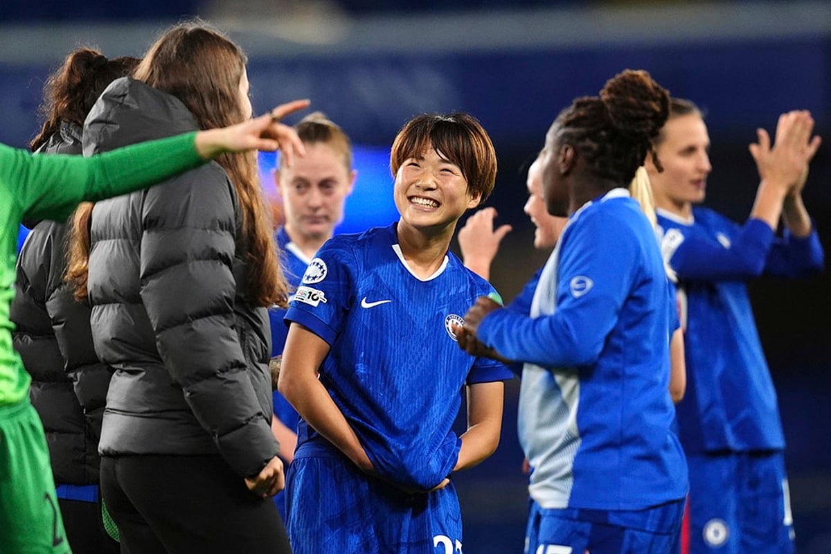UEFA Women's Champions League soccer match Chelsea Vs Paris FC photos_Maika Hamano
