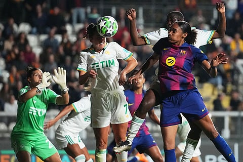 Women's Champions League Soccer Match: Barcelona vs Roma