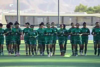 X/Bangladesh Football Federation  : Bangladesh U17 team training ahead of their clash against Chinese Taipei in AFC U17 Asian Cup qualifiers. 