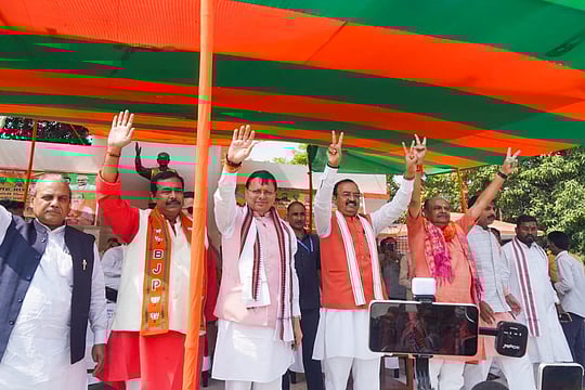 CM Pushkar Singh Dhami Kicks Off Bihar Poll Campaign, Urges Voters To Support BJP For Development And Progress