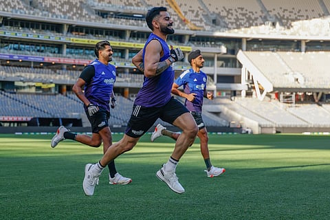 India's tour of Australia 2025: Team India practice session