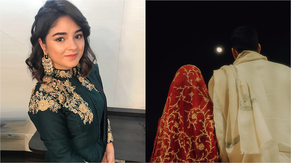IMDb, Instagram : Zaira Wasim gets married, shares wedding pics on Instagram
