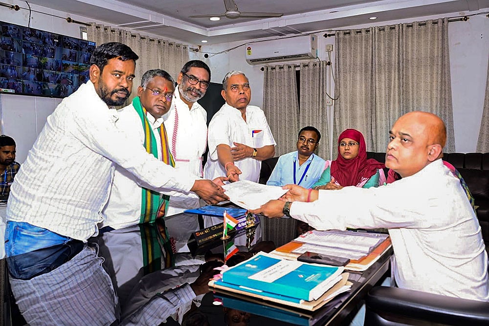 Ghatshila by-poll: JMMs Somesh Chandra Soren files nomination