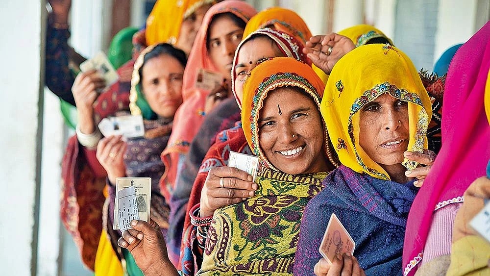 File Photo; Representative Image : Women hold the balance of power at the polls, yet they are barely represented among candidates.