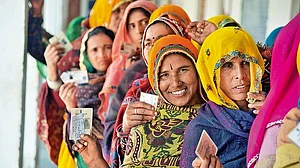 File Photo; Representative Image : Women hold the balance of power at the polls, yet they are barely represented among candidates.