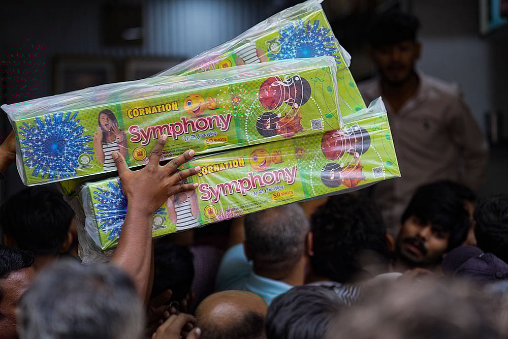 Firecrackers sale in Delhi