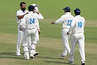 | Photo: PTI/Swapan Mahapatra : Ranji Trophy Cricket Match: Bengal vs Uttarakhand