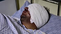 AP : Cricketer Mira Jan lies wounded in a hospital bed after a Pakistani cross-border airstrike that killed several people, including three local cricketers, at the regional hospital in Afghanistan's eastern Paktika province.