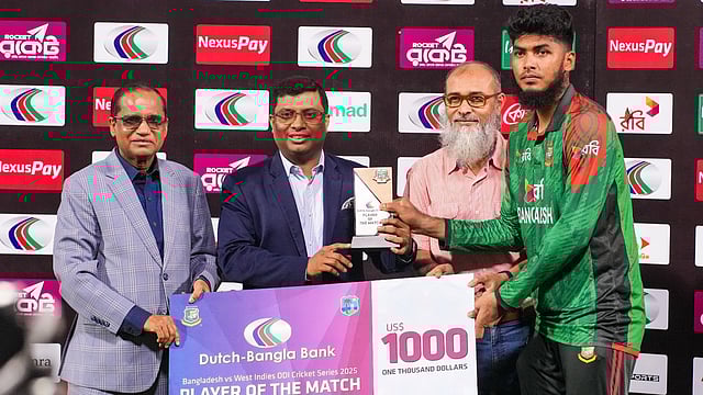 Bangladesh Vs West Indies, 1st ODI: Rishad Hossain's Six-Wicket Haul Helps BAN Beat WI By 74 Runs