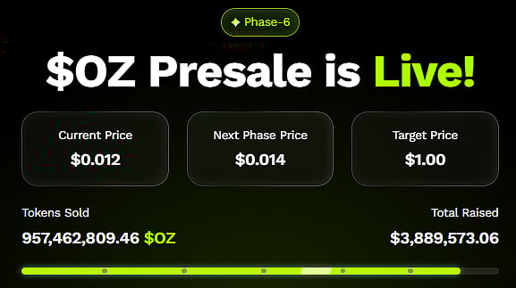 OZ presale