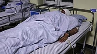 AP : Cricketer Mira Jan lies wounded in a hospital bed after a Pakistani cross-border airstrike that killed several people, including three other local cricketers, at the regional hospital in Afghanistan's eastern Paktika province.