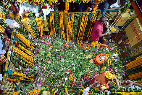 Hanuman Jayanti celebration in Prayagraj