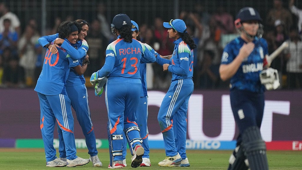 India vs England, Women's World Cup 2025: Deepti Sharma Shines To Stop ENG-W At 288/8 - AP/Ajit Solanki