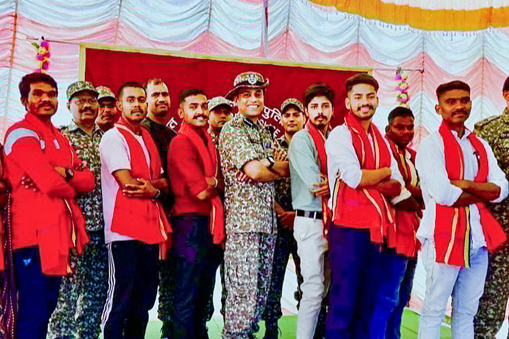 Ten tribal youth trained by ITBP