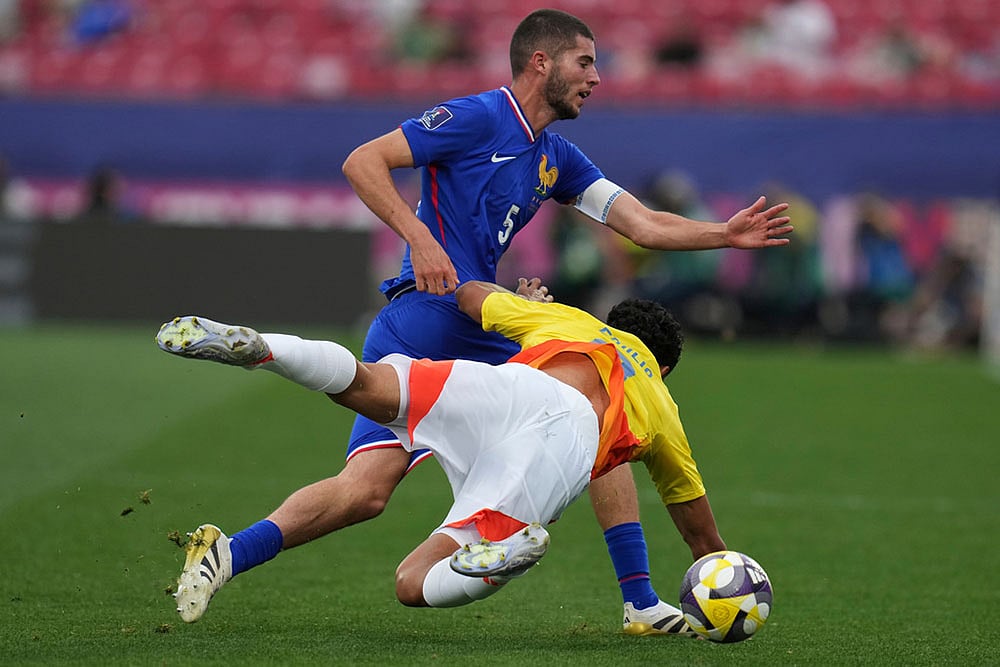 FIFA U-20 World Cup Chile 2025 Colombia Vs France football match photos_Elyaz Zidane