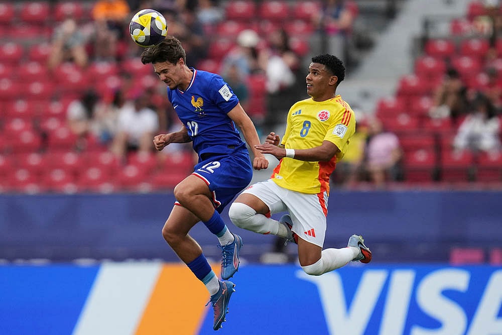 FIFA U-20 World Cup Chile 2025 Colombia Vs France football match photos_Anthony Bermont