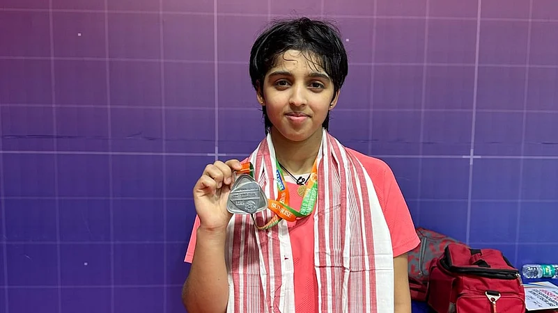 Tanvi Sharma Ends Indias 17 Year Wait With Silver Medal In Guwahati