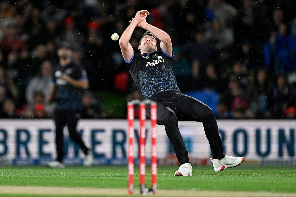 New Zealand vs England 1st T20 photos from Christchurch_Jacob Duffy 