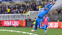 JioStar : Mohammed Siraj saved 5 runs after a brilliant fielding effort at long off