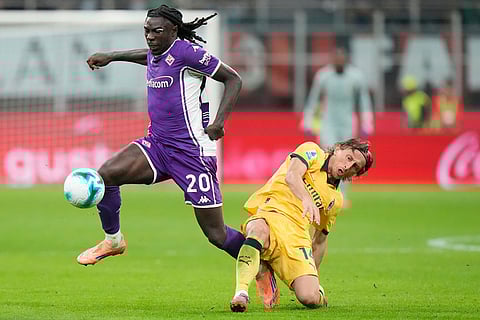 Italy Soccer Serie A: AC Milan vs Fiorentina