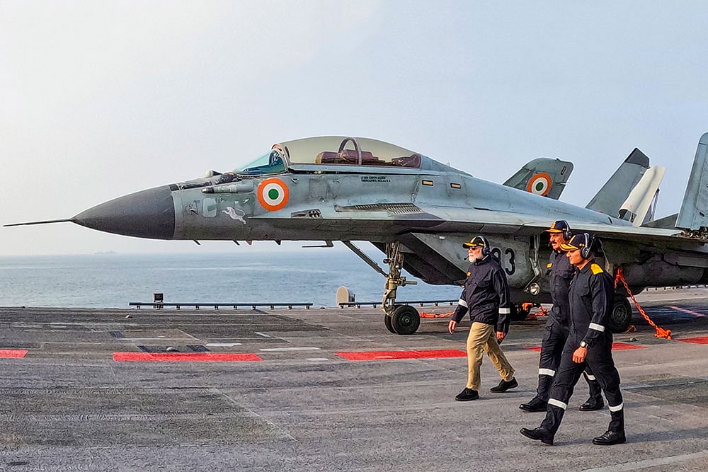 PM Modi celebrates Diwali with naval personnel