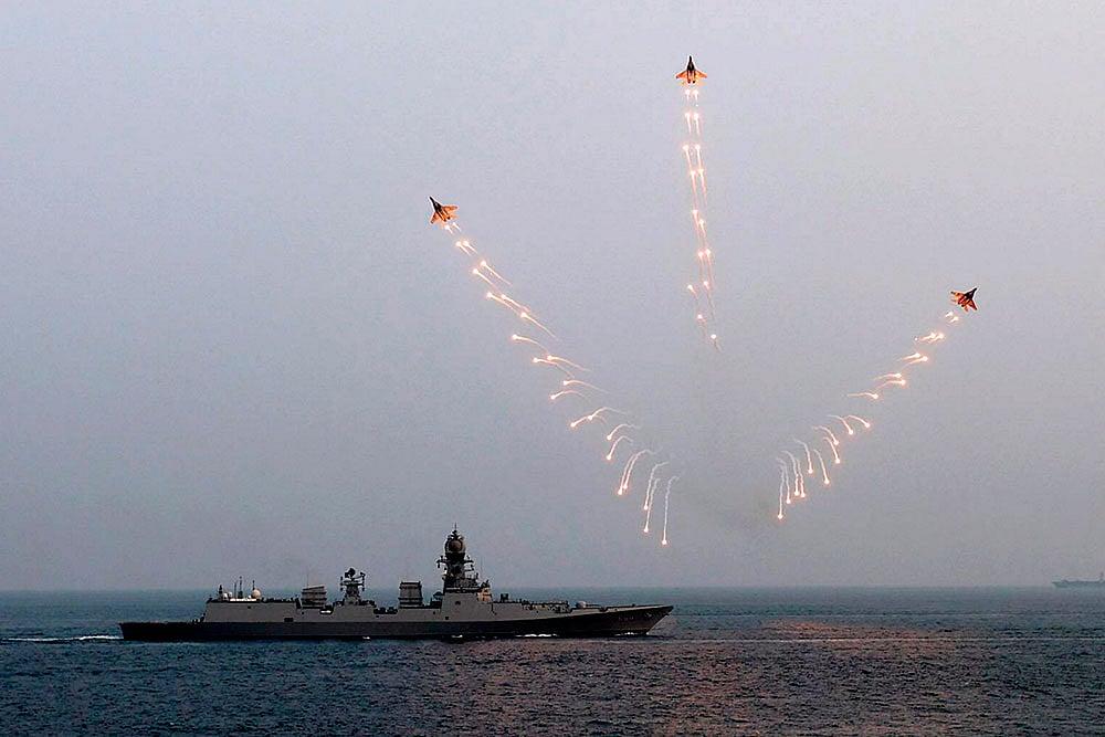 PM Modi celebrates Diwali with naval personnel