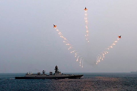 PM Modi celebrates Diwali with naval personnel