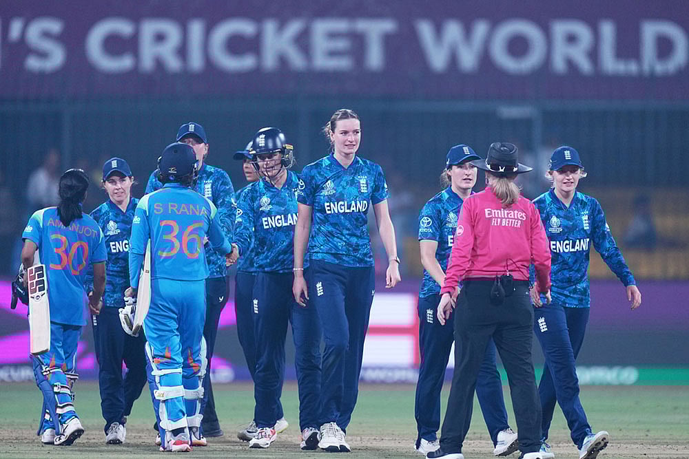 | Photo: AP/Ajit Solanki : ICC Women's Cricket World Cup: ENG Women vs IND Women
