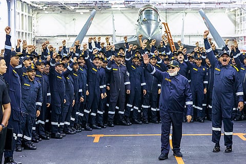 PM Modi celebrates Diwali with naval personnel