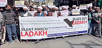 X : Silent protest march held in Kargil on 18 October, organised by KDA.