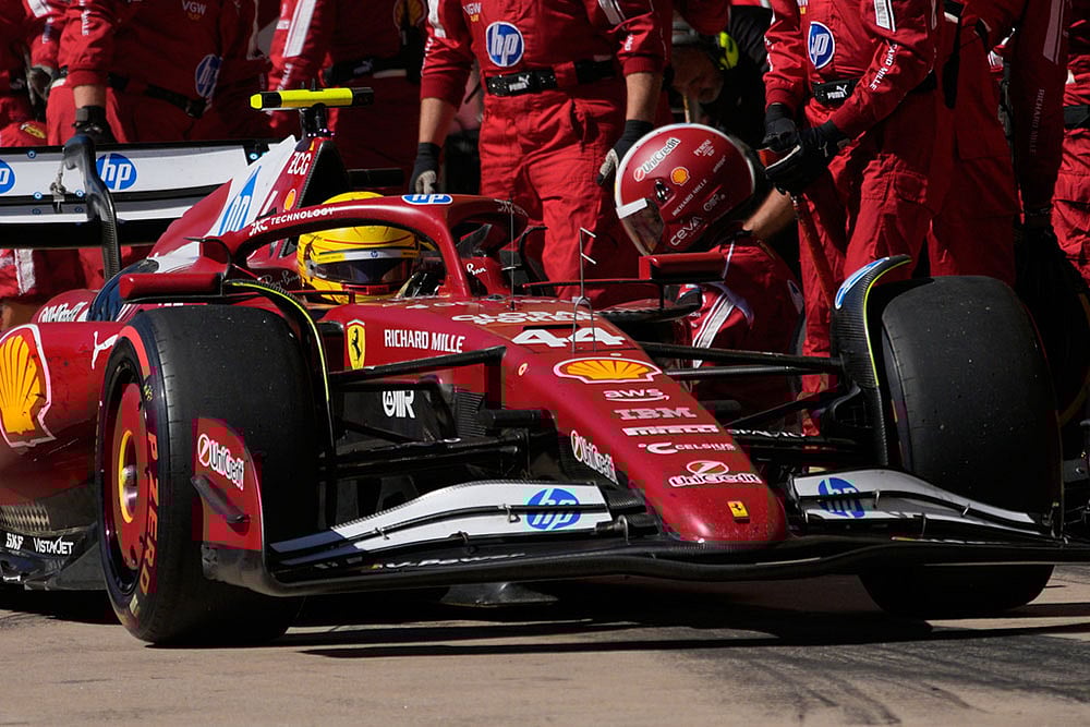 United States Grand Prix F1 GP auto race 2025 in Austin_Lewis Hamilton