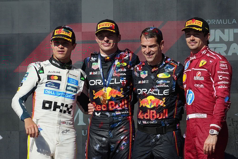 United States Grand Prix F1 GP auto race 2025 in Austin_ Max Verstappe