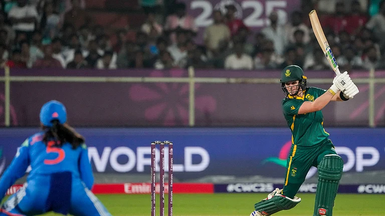 Laura Wolvaardt's side put on a stellar show post their humiliating 10-wicket defeat at the hands of England. - AP/R Senthilkumar