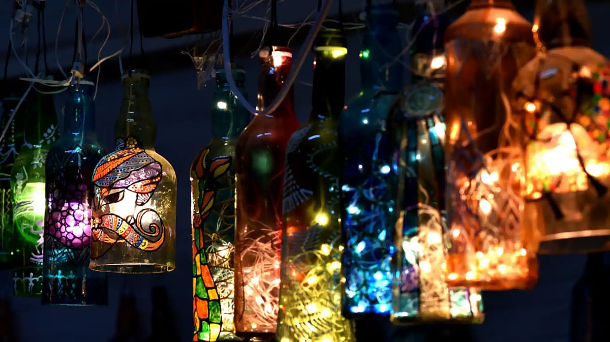 Upcycled Glass and Lighting