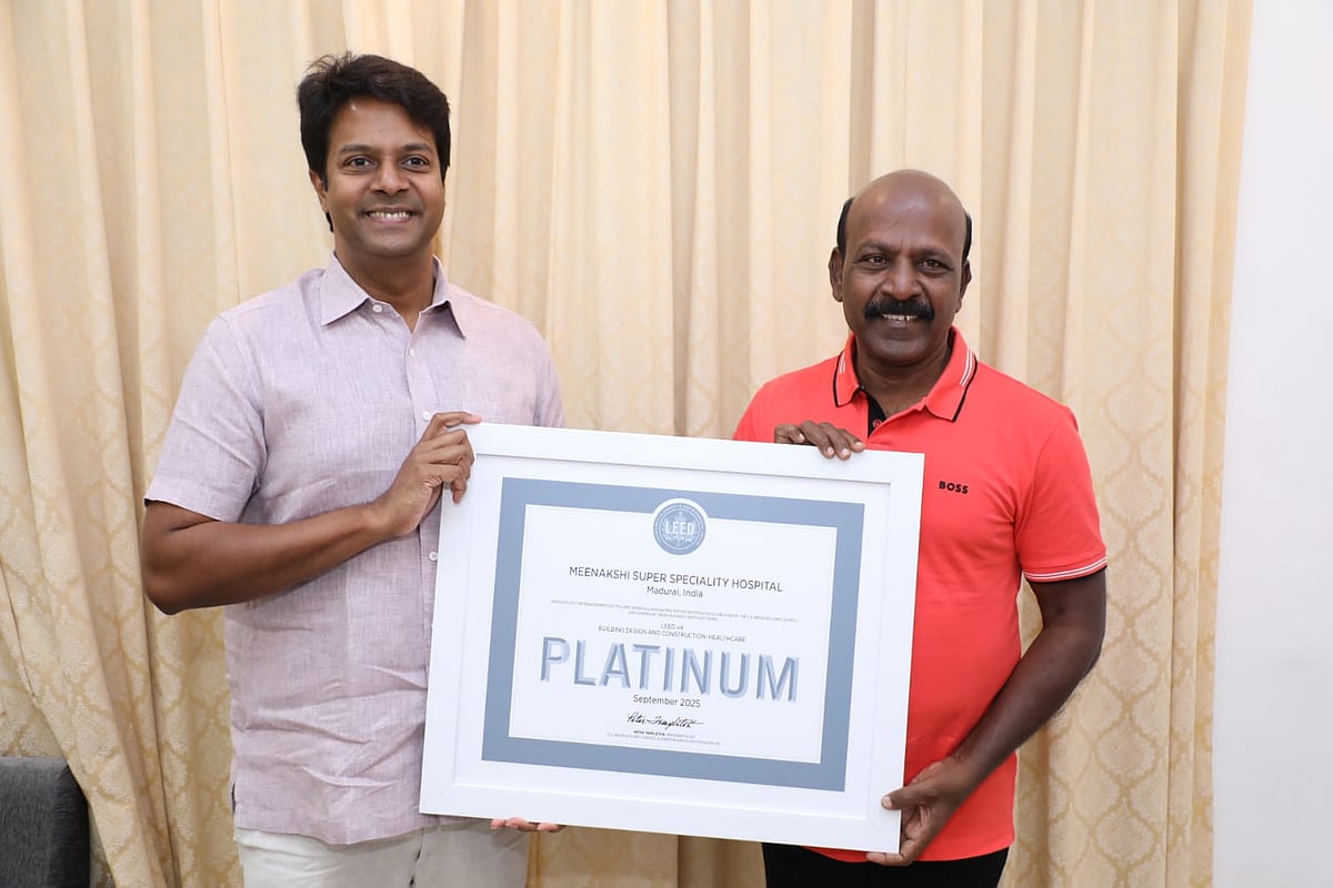 Meenakshi Super Speciality Hospital secures India’s First LEED Platinum Certification