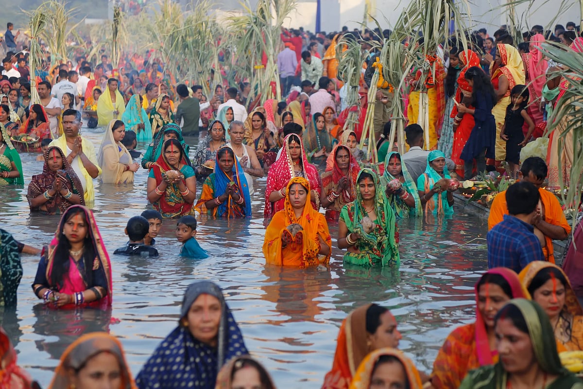 People in water at Kudesiya Ghat