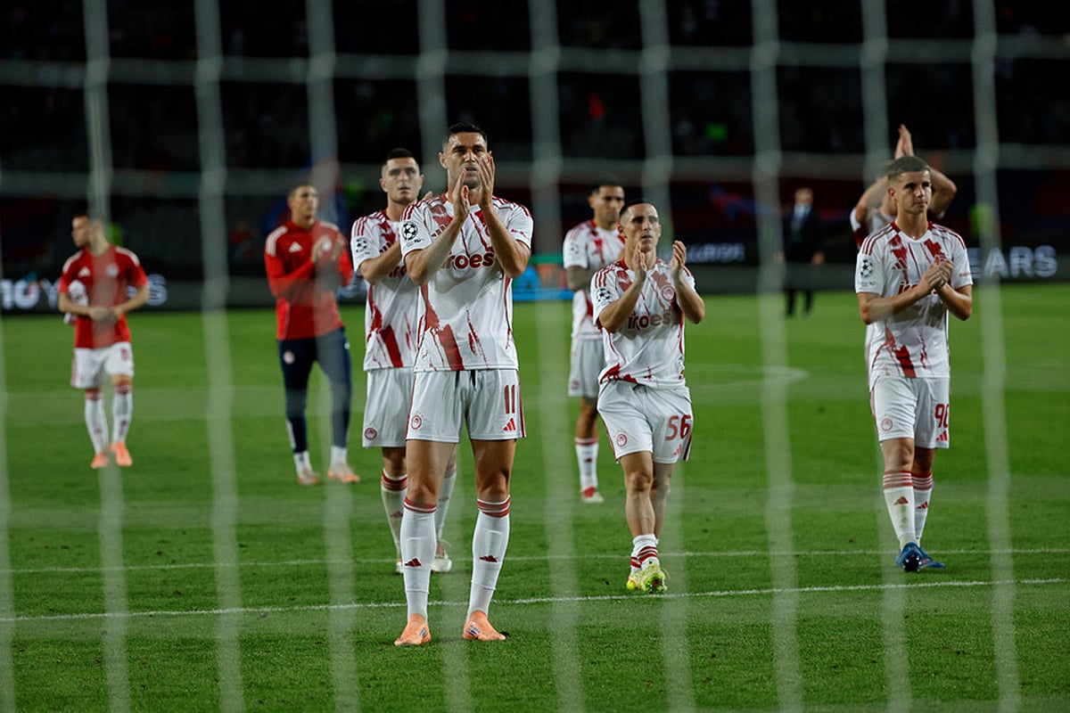 Spain soccer UEFA Champions League 2025-26 Barcelona Vs Olympiacos