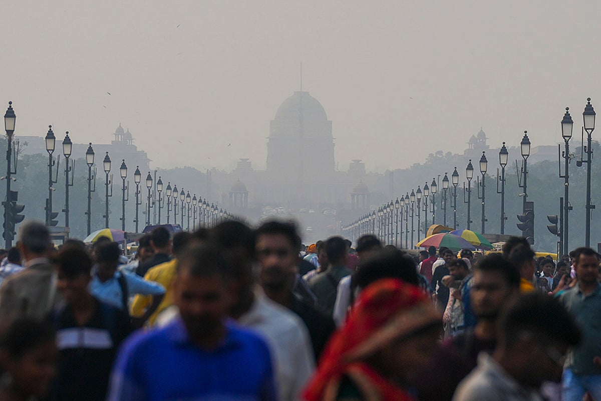 Weather: Smog in Delhi