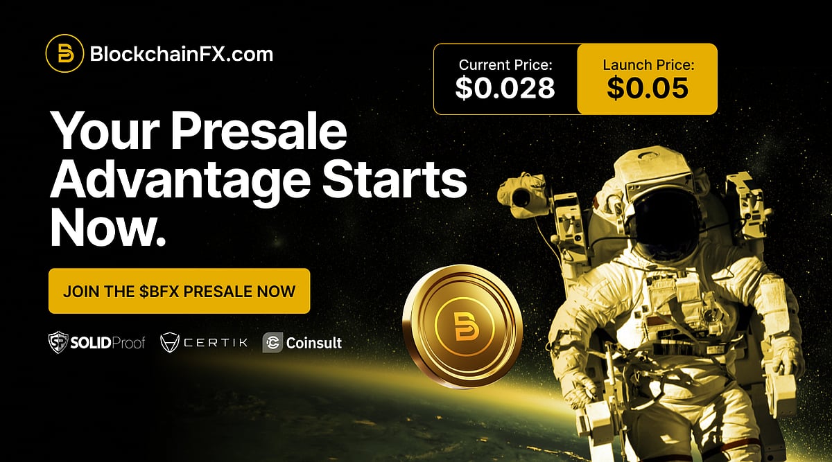 BlockchainFX ($BFX) ad