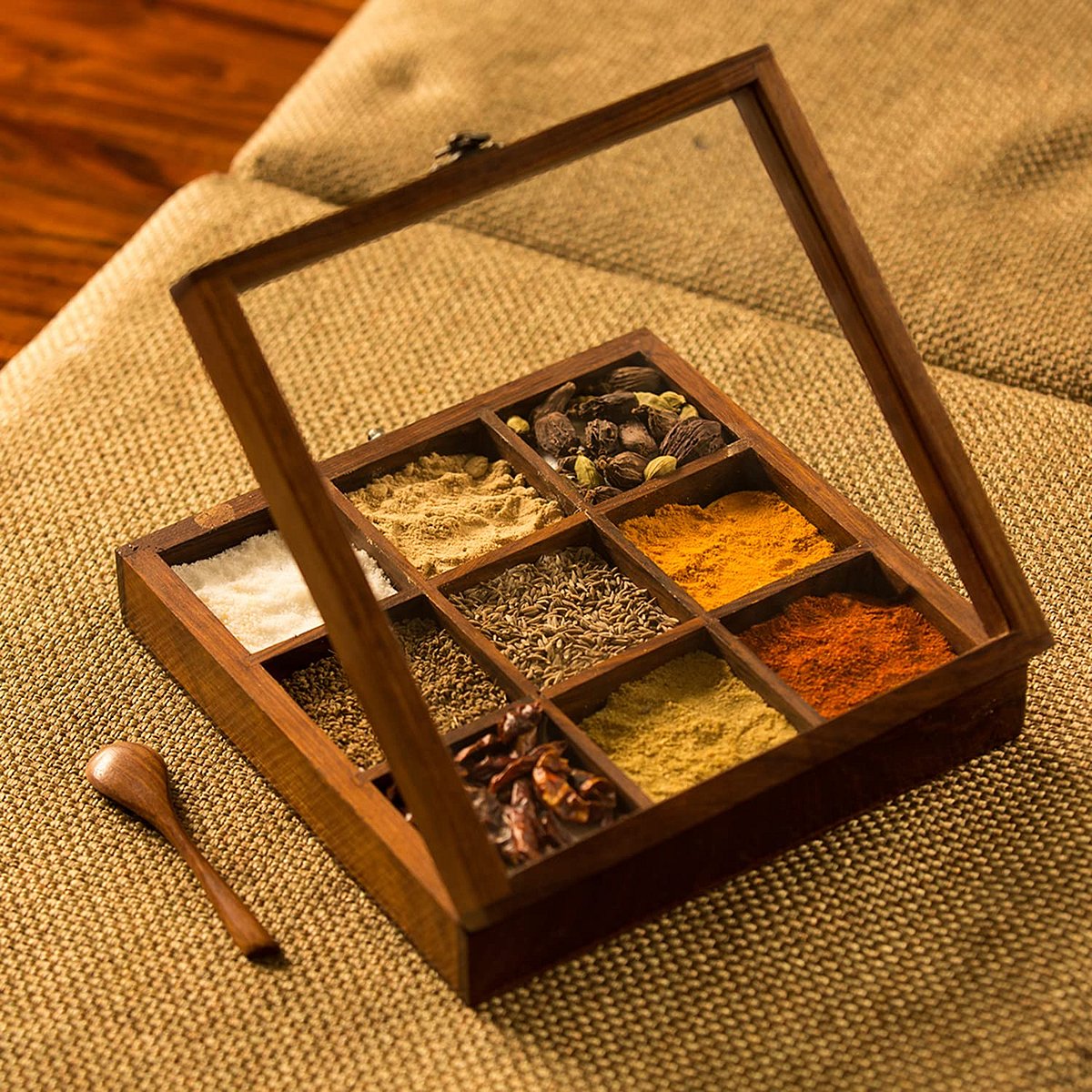 Wooden Spice Boxes