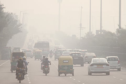 Weather: Low visibility in Gurugram