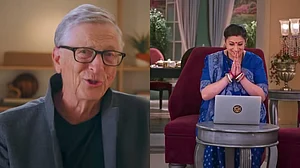 Instagram/Star Plus : Bill Gates greets Smriti Irani in new promo of Kyunki Saas Bhi Kabhi Bahu Thi 2