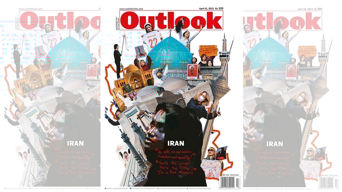 Outlook's  April 21, 2023 issue titled Iran - File photo