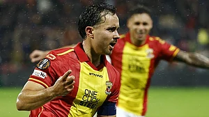 Go Ahead Eagles celebrate winner