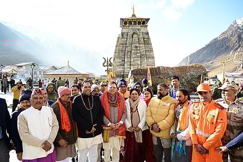 Kedarnath Dham's door closing ceremony