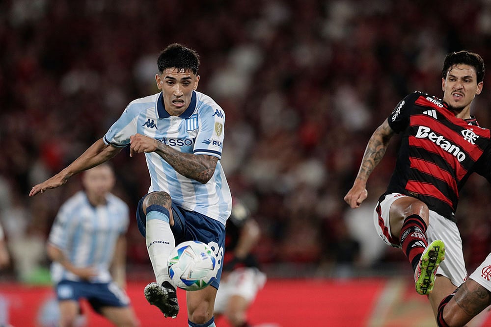 Brazil Argentina Copa Libertadores Semi-final 1st Leg Flamengo vs Racing Club: Santiago Solari