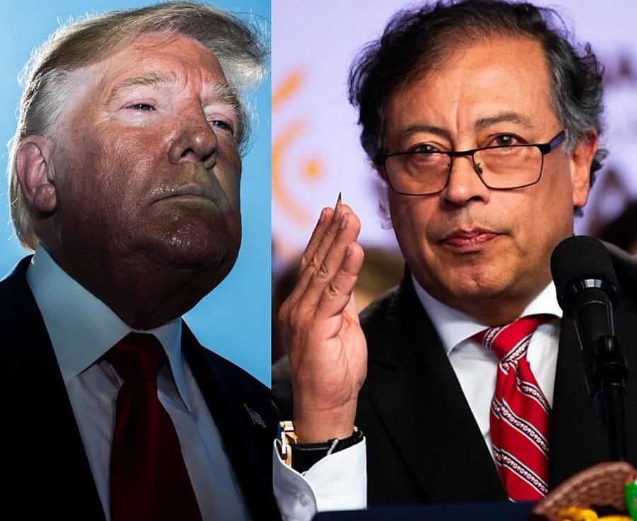 File photo : In a significant diplomatic move, Colombia recalled its ambassador to the U.S. in protest of Trump's statements and actions.