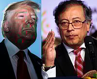 File photo : In a significant diplomatic move, Colombia recalled its ambassador to the U.S. in protest of Trump's statements and actions.