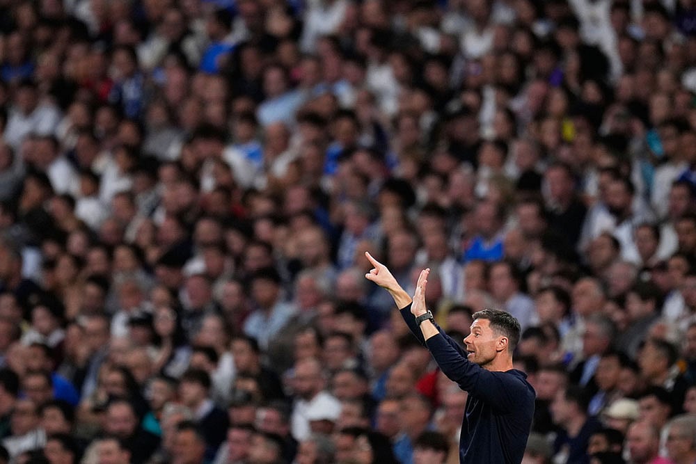 UEFA Champions League football match Real Madrid Vs Juventus_Xabi Alonso